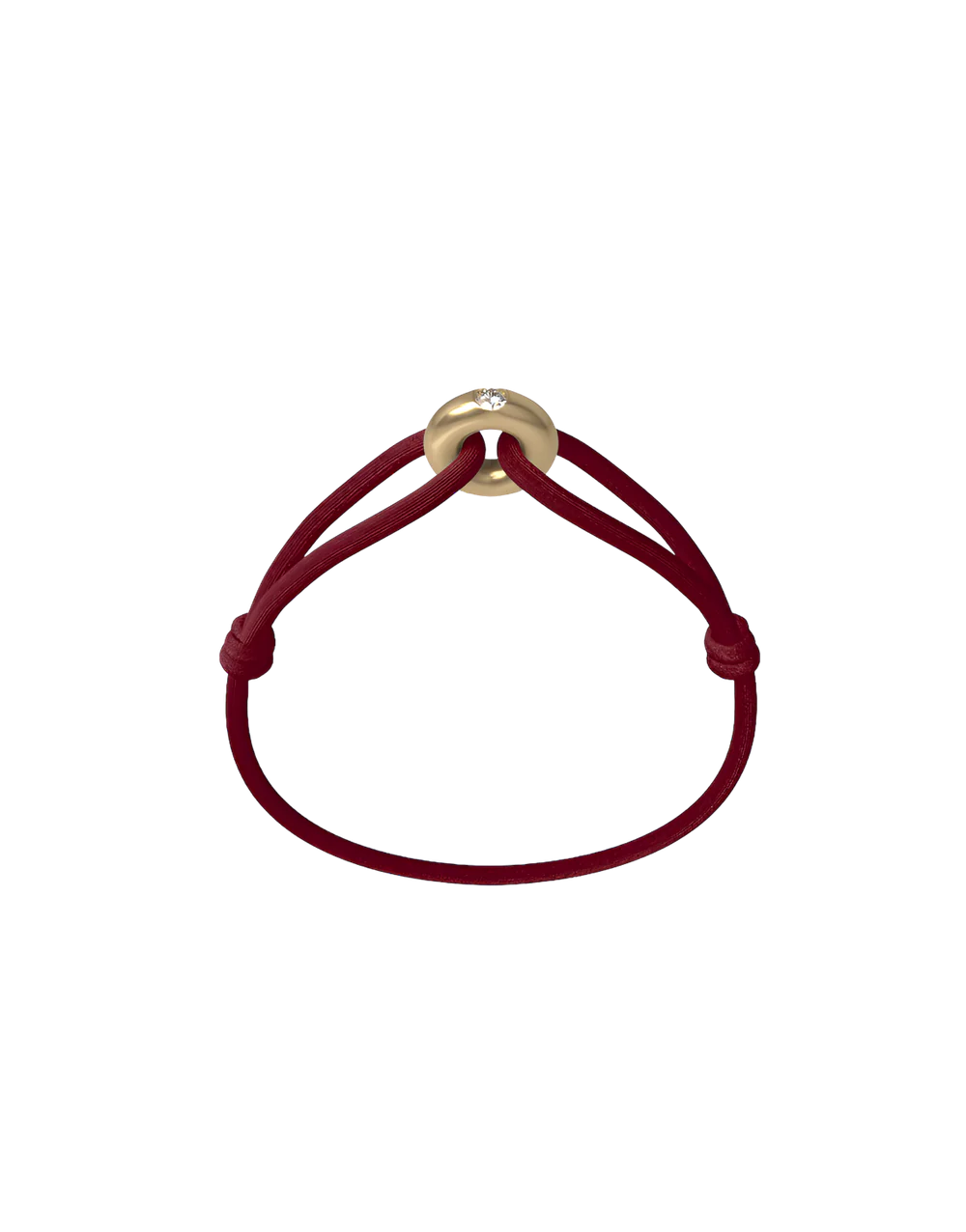 WECORD Golden Soho Diamond Cord Bracelet