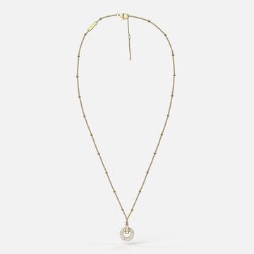 WECORD Golden Soho Pavee Necklace