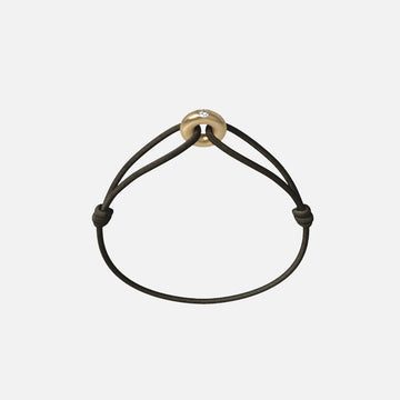 WECORD Mini Golden Soho Diamond Cord Bracelet