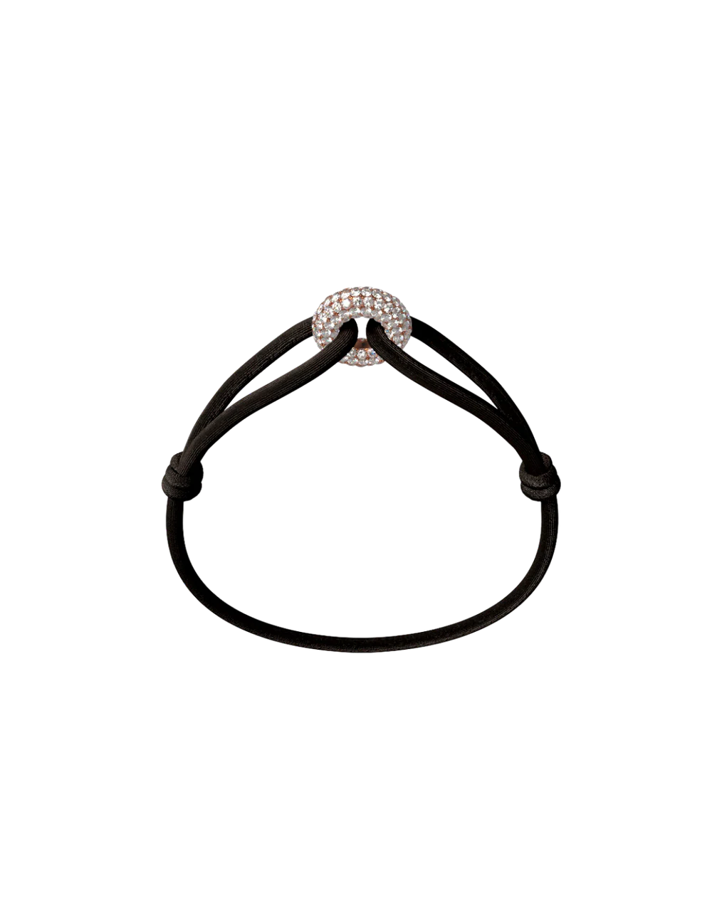 WECORD Golden Soho Pavé Cord Bracelet
